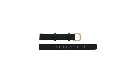 Horlogeband Casio LA670WEA-1EF / LA670WEA-1 / 10433814 Leder Zwart 13mm