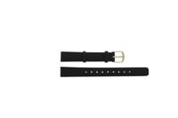 Horlogeband Casio LA670WEA-1EF / LA670WEA-1 / 10433814 Leder Zwart 13mm