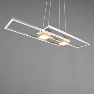 Trio Led hanglamp kantoorAlbany rvs - 347710407