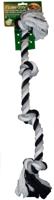 Flosstoy zwart wit 4knoop - Gebr de boon Flosstoy zwart wit 4knoop - Gebr de boon