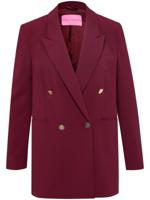 Lange blazer Van Marcel Ostertag rood