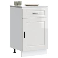 Keuken onderkast "Porto" bewerkt hout hoogglans wit Keuken onderkast "Porto" bewerkt hout hoogglans wit