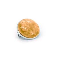 Qoss Broche Okergele Steen - 20mm Qoss Broche Okergele Steen - 20mm