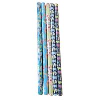 Gerimport Rollen inpakpapier/cadeaupapier - 5x stuks - verjaardag - 200 x 70 cm - papier