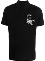 Philipp Plein polo à imprimé graphique - Noir - thumbnail