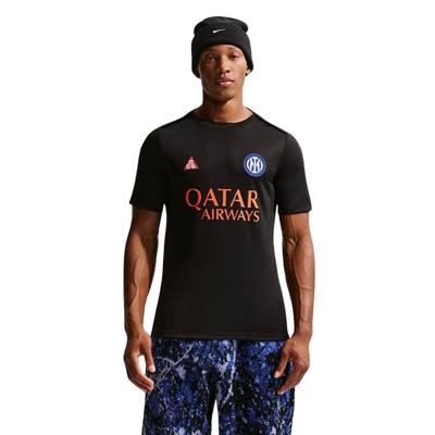 Nike Inter Milan x ACG Academy Pro Trainingsshirt 2025-2026 Zwart Oranje Nike Inter Milan x ACG Academy Pro Trainingsshirt 2025-2026 Zwart Oranje