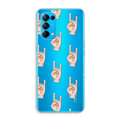 Rock: Oppo Find X3 Lite Transparant Hoesje