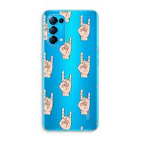 Rock: Oppo Find X3 Lite Transparant Hoesje Rock: Oppo Find X3 Lite Transparant Hoesje