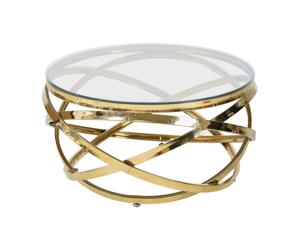 Artistiq Living Salontafel Mischa 80cm - goud - Rond