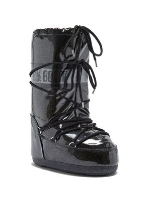 Moon Boot Kids bottines à paillettes - Noir