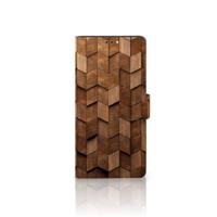 Book Style Case voor Xiaomi Redmi Note 10 Pro Wooden Cubes