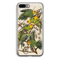 Carolinaparkiet: iPhone 8 Plus Transparant Hoesje