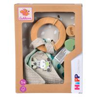 Eichhorn baby hipp houten bijtring met knuffeldoekje Eichhorn baby hipp houten bijtring met knuffeldoekje