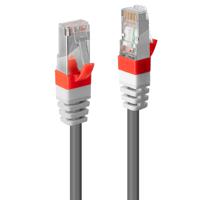 LINDY 45350 RJ45 Netwerkkabel, patchkabel CAT 6A SF/UTP 0.30 m Grijs 1 stuk(s) - thumbnail