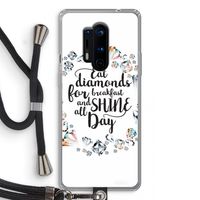 Diamonds: OnePlus 8 Pro Transparant Hoesje met koord