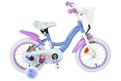 Volare Disney frozen 2 kinderfiets - meisjes - 14 inch - blauw/paars