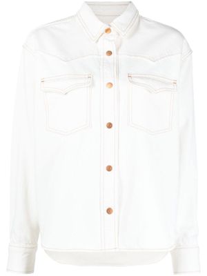 SLVRLAKE veste boutonnée en jean - Tons neutres