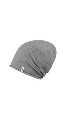 Barts Caiman Beanie Muts Light Grey One Size