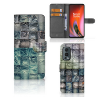 Wallet Case met Pasjes OnePlus Nord 2 5G Spijkerbroeken - thumbnail