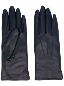 Aspinal Of London gants en cuir - Bleu