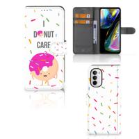 Motorola Moto G52 | Moto G82 | Book Cover | Donut Roze Motorola Moto G52 | Moto G82 | Book Cover | Donut Roze