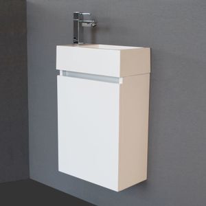 Fonteinkast Sanilux Trendline Links/Rechts Draaiend (leverbaar in 3 kleuren)