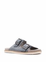 Brunello Cucinelli claquettes à boucles - Gris Brunello Cucinelli claquettes à boucles - Gris