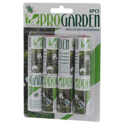 Pro Garden Insecten plakstrips - 8x - in koker - vliegen strips - ongediertebestrijding Pro Garden Insecten plakstrips - 8x - in koker - vliegen strips - ongediertebestrijding