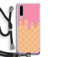 Ice cream: Huawei P30 Transparant Hoesje met koord