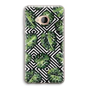 Geometrische jungle: HTC U Play Transparant Hoesje
