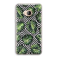 Geometrische jungle: HTC U Play Transparant Hoesje