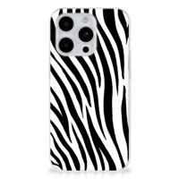 iPhone 15 Pro | TPU Hoesje | Zebra
