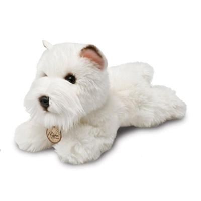 Aurora pluche knuffel westhighland terrier hond - 20 cm - wit - Westie