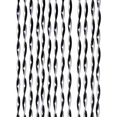 Wicotex Vliegengordijn Opal 220 Zilver/Zwart