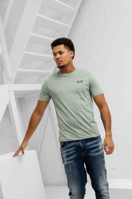 EA7 Emporio Armani 8NPT25 T-Shirt Heren Lichtgroen - Maat M - Kleur: Lichtgroen | Soccerfanshop