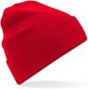 Beechfield CB45N Organic Cotton Original Cuffed Beanie - Classic Red - One Size