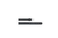 Horlogeband Universeel C012 XL Leder Zwart 12mm - thumbnail