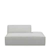 Rivièra Maison Modulaire Bank 'The Jagger' Lounger Rechts, Washed Cotton, kleur Ash Grey - thumbnail