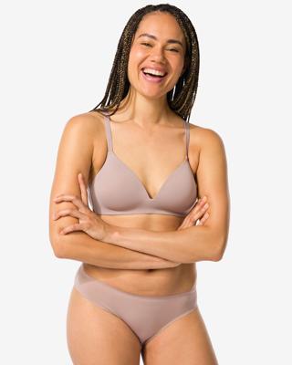 HEMA Damesslip Second Skin Micro Beige (beige)