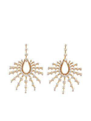 Fernando Jorge boucles d'oreilles pendantes Brilliant Clarté en or 18ct serties de diamants