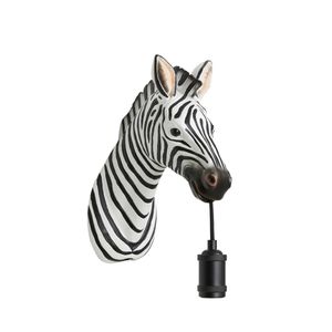 Light & Living - Wandlamp ZEBRA - 34.5x16x24.5cm - Zwart