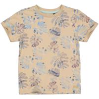 Quapi Jongens t-shirt - Benico - AOP zand