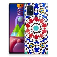 Samsung Galaxy M51 TPU Siliconen Hoesje Mozaïek