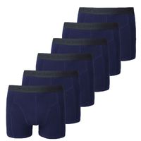 Onderbox boxershorts 6-pack blauw Onderbox boxershorts 6-pack blauw