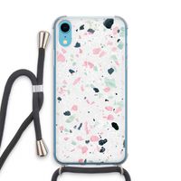 Terrazzo N°3: iPhone XR Transparant Hoesje met koord