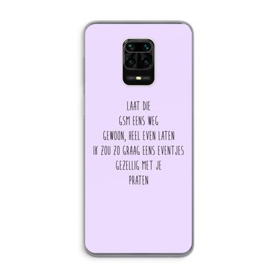 GSM: Xiaomi Redmi Note 9 Pro Transparant Hoesje