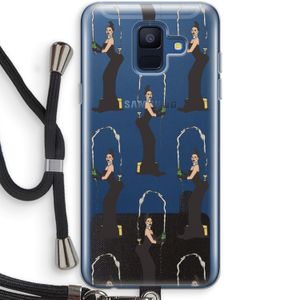 Pop Some Kim: Samsung Galaxy A6 (2018) Transparant Hoesje met koord