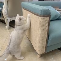 kat krasbeschermer mat sisal pad huisdier katten krabpaal kitten slijpen klauw scratcher mat meubels sofa beschermer kattenspeelgoed willekeurige kleur Lightinthebox