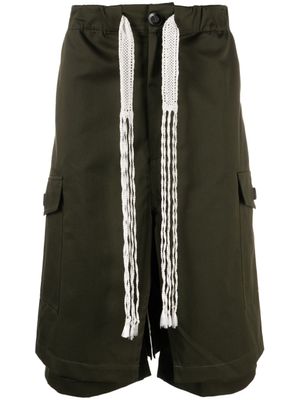 Wales Bonner short cargo Xalam - Vert