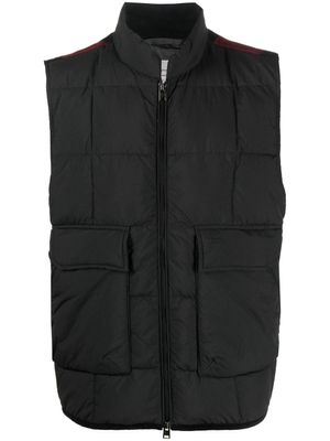Woolrich gilet à design matelassé - Noir